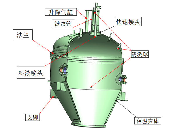 外殼體剖視圖
